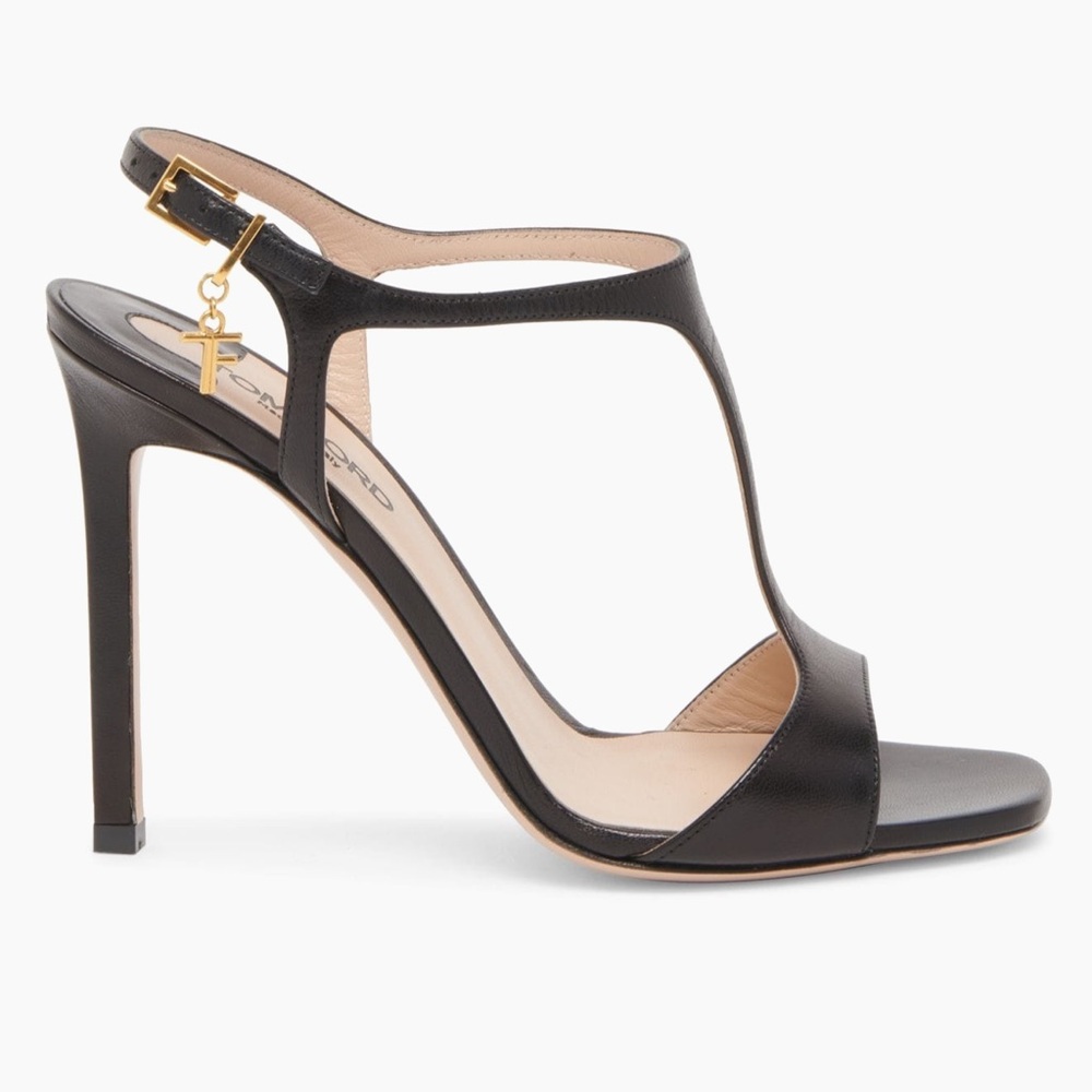 Tom Ford Angelina 105MM Leather Sandals